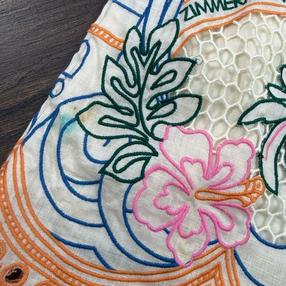 ZIMMERMANN
Ginger Tropical linen shorts - Picture 4 of 9